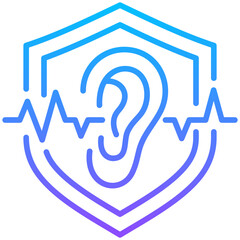 Fototapeta premium Audiology Icon