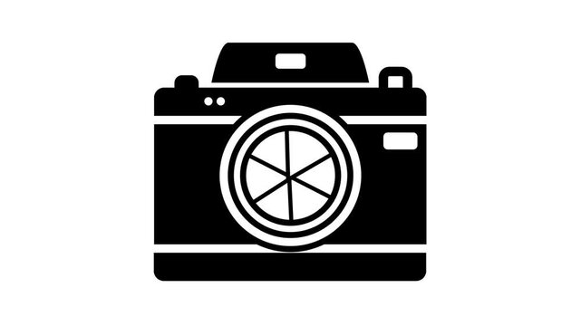 CAMERA SHUTTER ANIMATION MOTION GRAPHIC WITH CHORMA KEY 