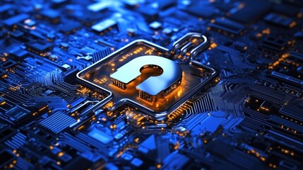 Cyber Security Concept Background