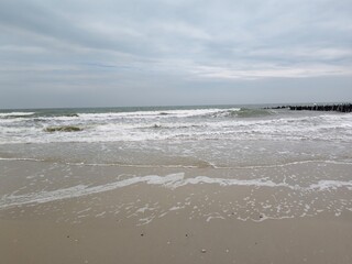 waves on the beach