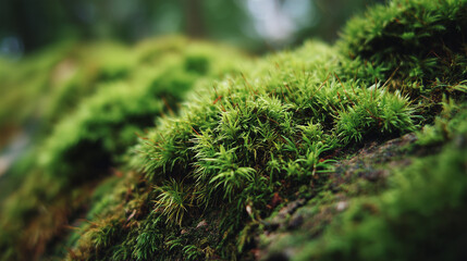 Close-Up of Fresh Green Moss