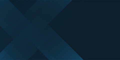 Obraz premium Blue gradient background. Dark blue background rectangle geometry shine and layer element presentation design. Vector design for slide show, header, business