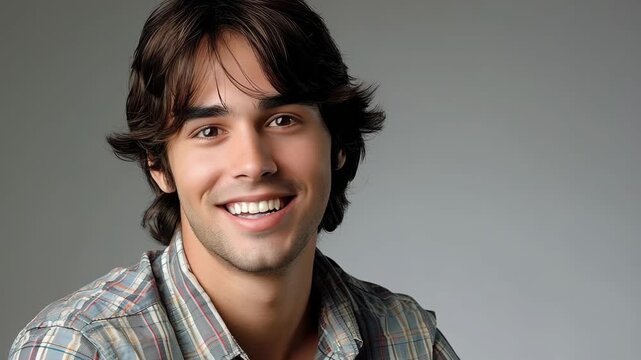 A young man with tousled hair and a friendly smile looking directly at the camera.