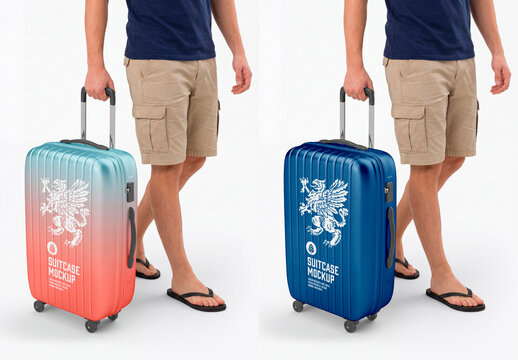 Suitcase Mockup 