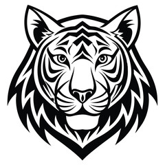 Obraz premium tiger head tattoo