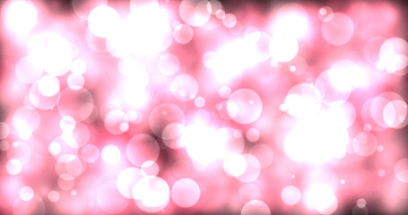 Abstract Pink Bokeh Background with Soft Glow Effect