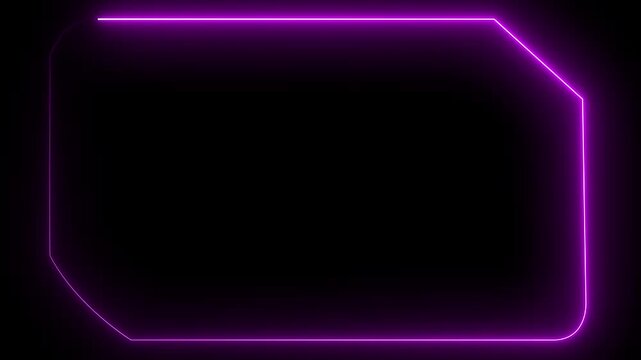 Futuristic digital HUD cyber frame technology for video overlay templates.