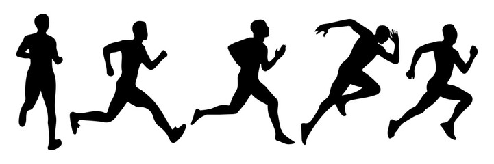 vector silhouettes of people