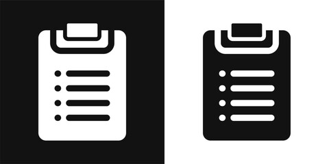 List Simple and clear vector icon illustrating an essential idea or function