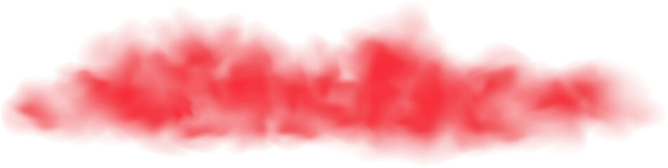Realistic Cloud, Smoke or Fog. Fluffy Cloudscape. Color Overlay Transparent Cloud.