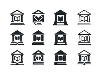 Fototapeta premium Museum Logo Collection. The role of museums and collections in p