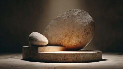 Abstract geometric stone and rock shape background material