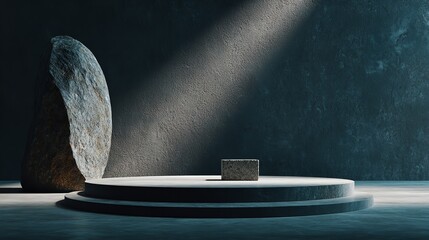 Abstract geometric stone and rock shape background material