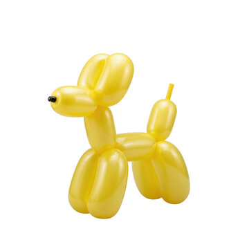Yellow Balloon Animal Dog