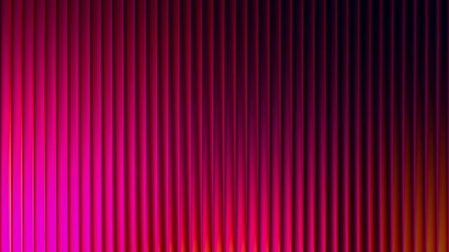 Vibrant flowing waves with bright dreamy gradient of deep magenta and fiery crimson colors. Dynamic design blending passion glows and radiant colors. Hypnotic flow of pink desire. Seamless loop. 4K
