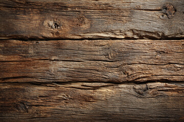 Fototapeta premium weathered wooden plank texture with rich grain details and knot imperfections