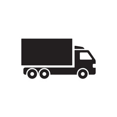 Delivery Truck Icon for Shipping, Logistics, Transportation, and Distribution