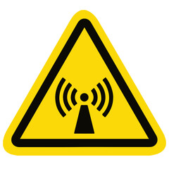 Non Ionizing Radiation Board ]symbol, Radiation hazard indicating, Caution non-ionizing radiation, Radiation Exposure Alert, Warning radio frequency hazards, Attention. Danger zone