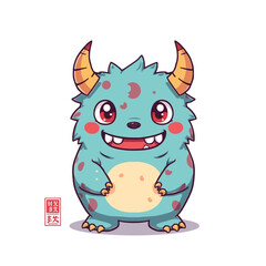 Cute Monster Design Very Cool