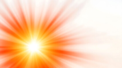 Obraz premium Vibrant orange sunburst radiating bright light