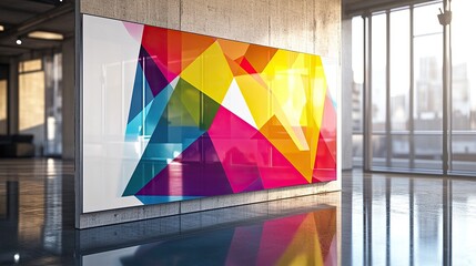 A whiteboard with a glossy finish