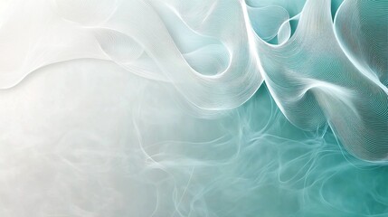 A whiteboard with a gradient of soft blue and teal