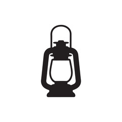 vintage oil lamp. vector eps 10