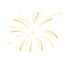 Chinese New Year Fireworks Illustration