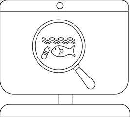 Environmental awareness: analyzing marine life and pollution on a computer screen