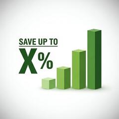Save up to X% - Discount Graph