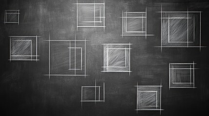 A chalkboard with a soft