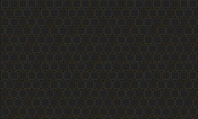 Seamless Pattern Tiles Background Luxury Black &ndash; Elegant Decorative Abstract Design for Modern Creative Art and Premium Projects