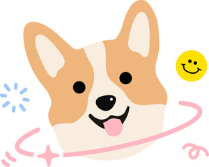 Corgi Dog Illustration