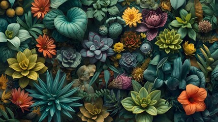 Fototapeta premium colorful flower background