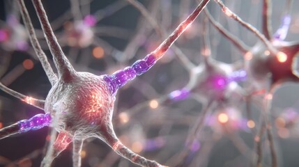 Concept of neurogenesis showing cognitive enhancement and mental adaptability.