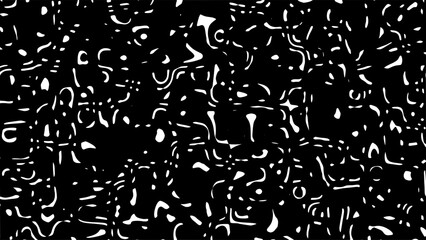 Abstract Monochrome Distorted Shape Liquid Pattern Texture Wallpaper