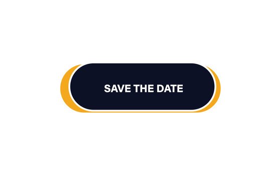 Print Button, web template, save the date, banner label, vector symbol.


