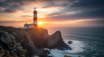lighthouse on the coast