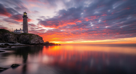 lighthouse on the coast