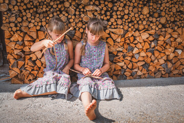 Kinder / ländlich / spielen