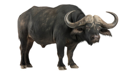 Obraz premium African Buffalo Isolated