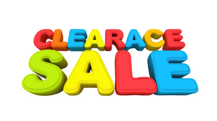 Clearance Sale 3D Letters