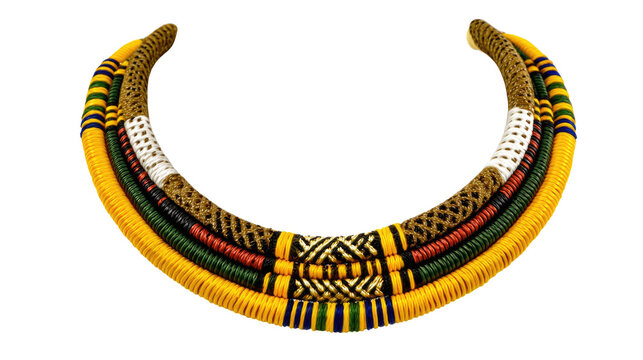 Colorful African Tribal Necklace