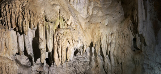 Inside Belianska Cave, Slovakia. The only cave accessible in the High Tatras Park.