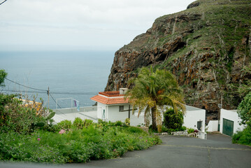Garachico, Tenerife, Spain Lush greenery and coastal views showcase the natural beauty of this charming town