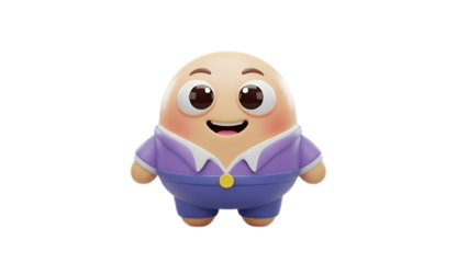 3d emoji emote for social media icon cute character design 