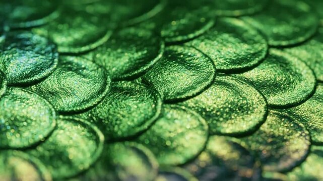 Ripples on still pond surface reflect surrounding trees with scale pattern shimmering subtly on effect green screen shimmering