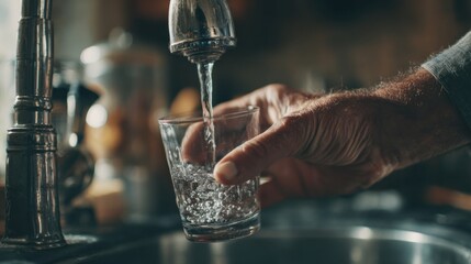 Filling Glass with Water