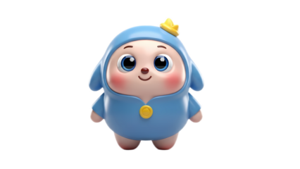 3d emoji emote for social media icon cute character design 