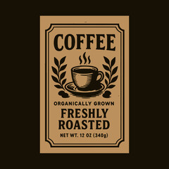 Coffee Label Design and Packaging Design 